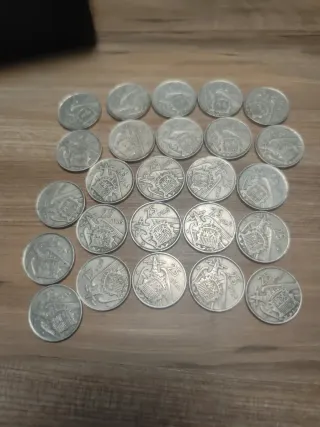 Monedas 25 Pesetas 1957
