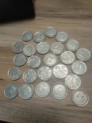 Monedas 25 Pesetas 1957