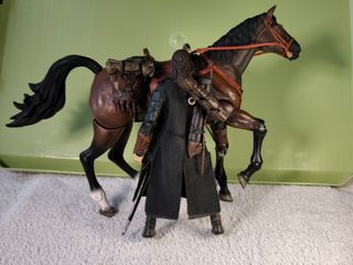 Aragorn y Brego - Figuras ToyBiz (ESDLA)