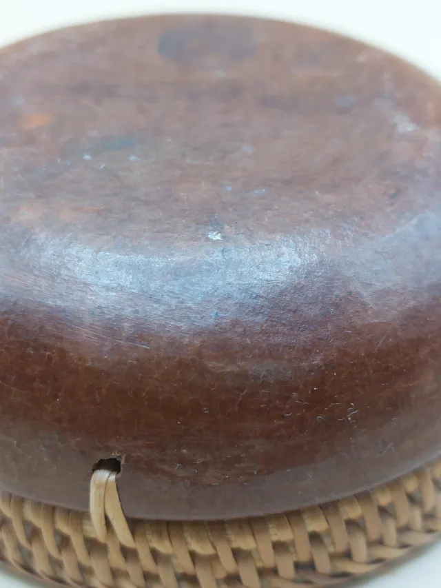 Conjunto Artesanal Balinês: Máscara e Tigela