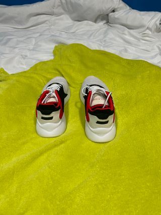 Botines Deportivos Hombre Rojo Blanco