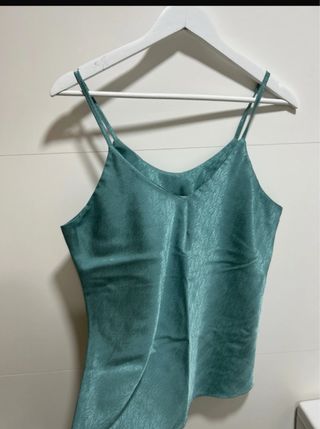 Camiseta tirantes verde