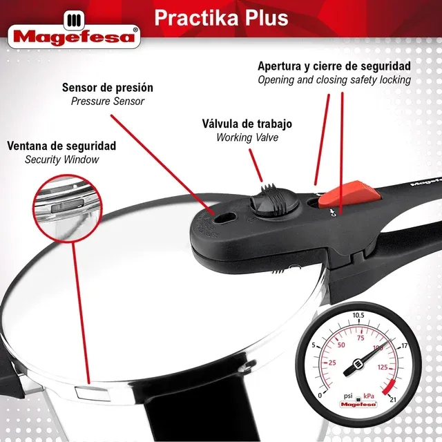 Olla Express Magefesa Practika Plus 7.5L