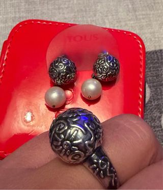 Conjunto Anillo y Pendientes Tous