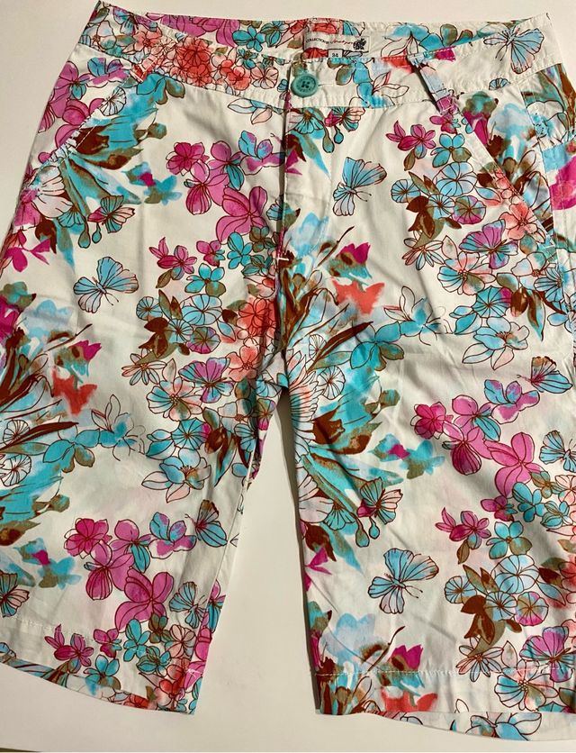 Bermudas estampadas flores