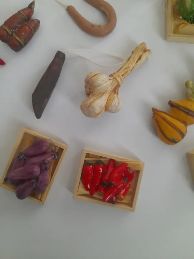 Lote de accesorios Belén Miniatura