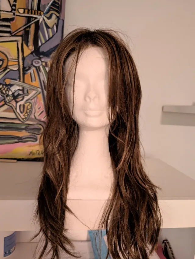 Peluca Rokoko Lace Front Marrón Larga