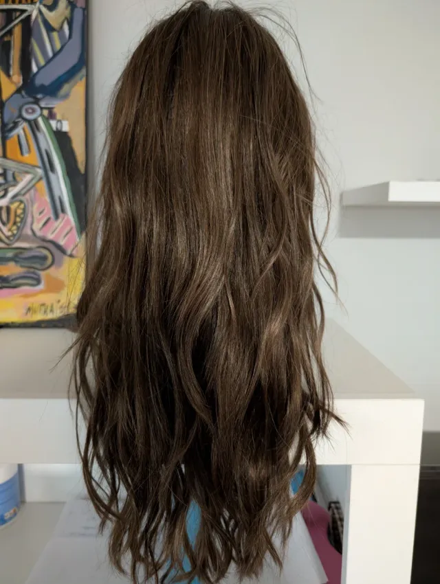 Peluca Rokoko Lace Front Marrón Larga