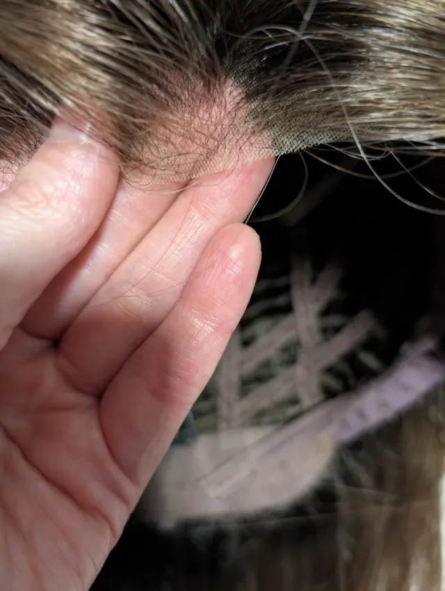 Peluca Rokoko Lace Front Marrón Larga