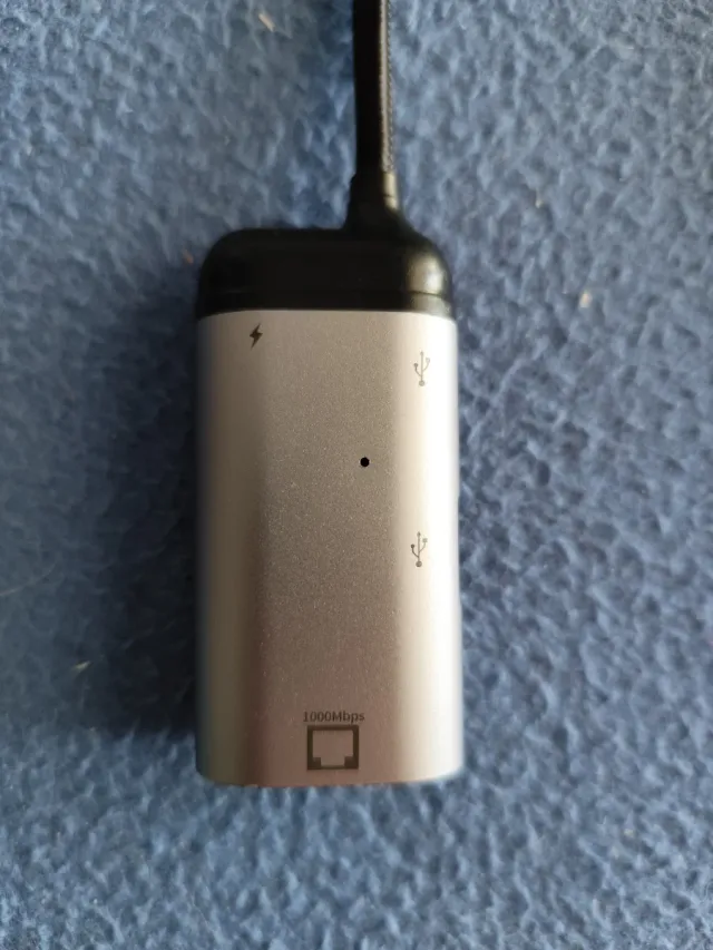 Adattatore USB C a Ethernet RJ45 3 in 1