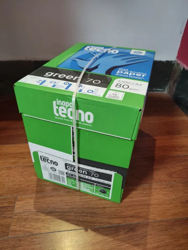 Papel A4 Tecno Green 70g