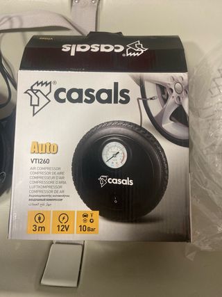 Casals VT1260 Compresor de Aire Coche 12V
