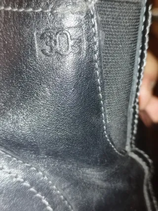 Botines negros talla 37 Lujo Español