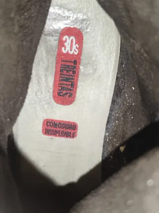 Botines negros talla 37 Lujo Español