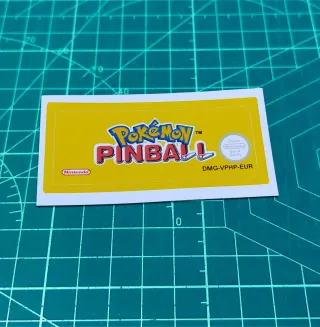 Adesivo per flipper Pokémon GBC