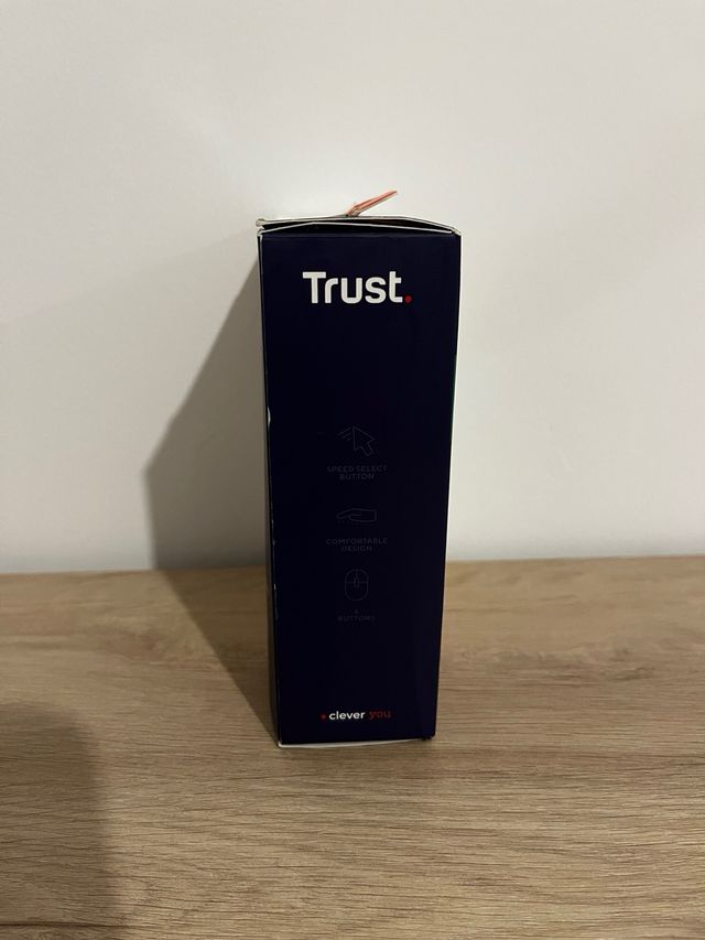 Ratón Trust FYDA Negro Cómodo