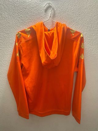 Sudadera Kappa Naranja con Logo