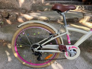 Bicicleta juvenil B-TWIN poply 500 24” sin uso