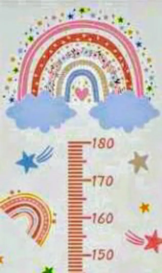 Medidor de altura infantil Arcoíris
