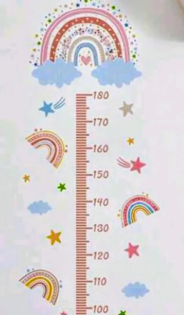 Medidor de altura infantil Arcoíris