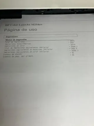 Impresora HP LaserJet Color M254nw