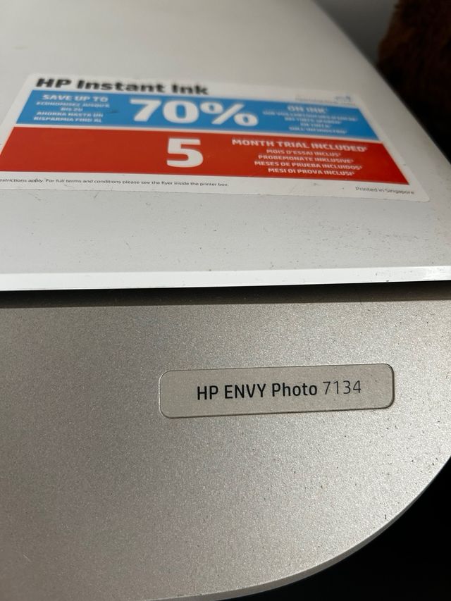 Impresora HP Envy Photo 7134