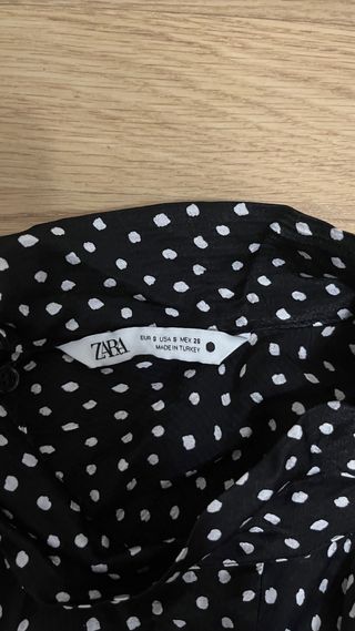 Camisa Burberry manga larga lunares
