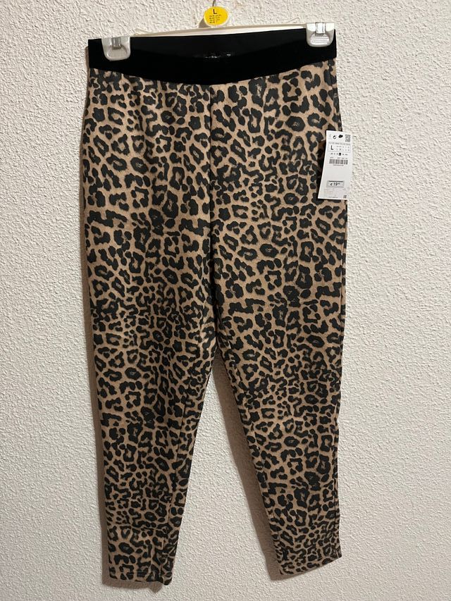 Leggings Zara Estampado Animal Talla L