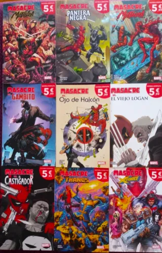 Cómic Masacre Marvel