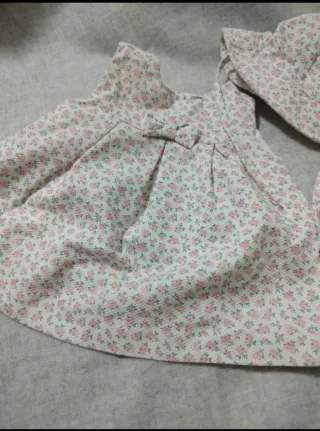 Conjunto 3 piezas bebé floral 3-6meses (62cm)