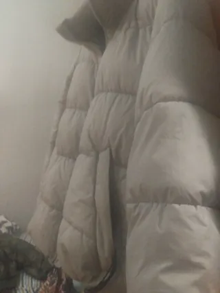 Chaqueta acolchada gris anorak hombre