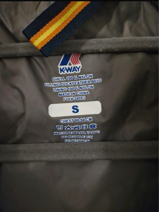 Gilet K-Way Grigio Taglia S