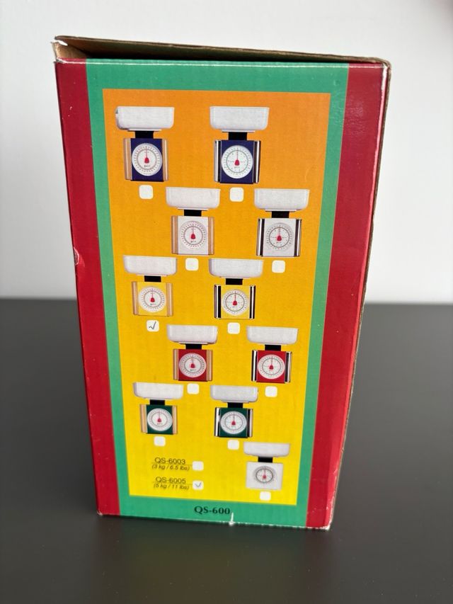 Báscula de cocina Q.C.V. vintage QS-6005 nueva, 5