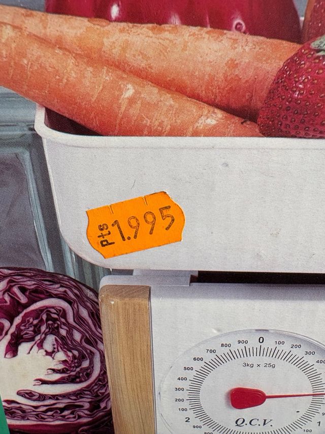 Báscula de cocina Q.C.V. vintage QS-6005 nueva, 5