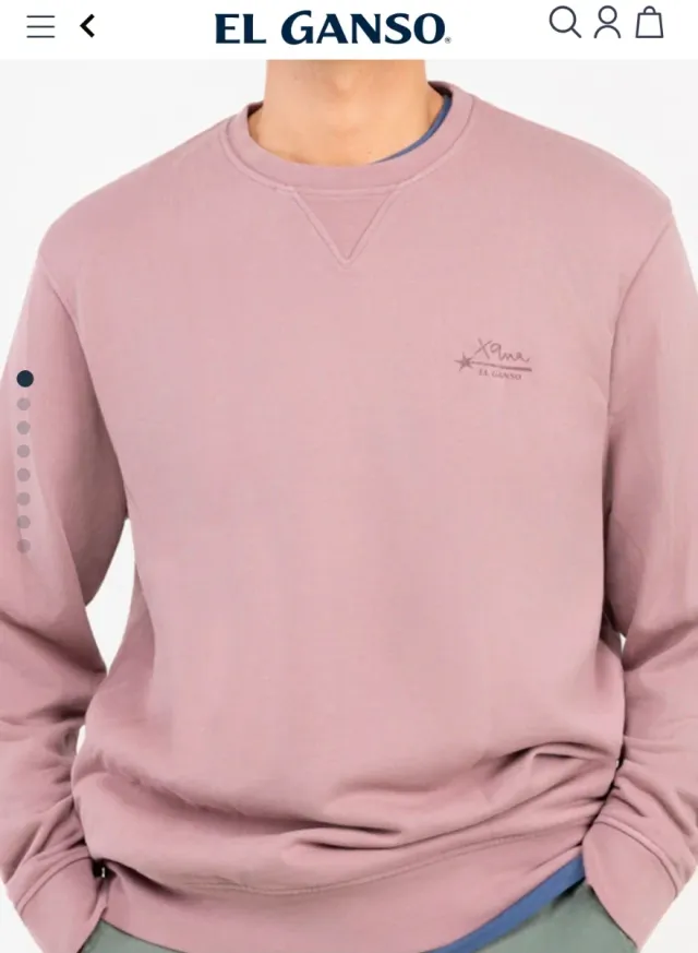 Sudadera rosa El Ganso hombre