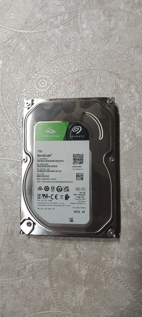 Disco Duro Seagate 1TB Barracuda SATA