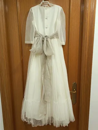 Vestido Comunión Talla 110 Blanco