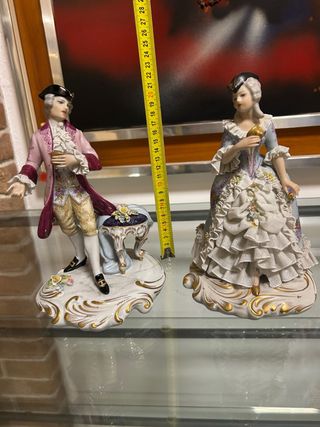 Coppia statue porcellana di’ Capodimonte