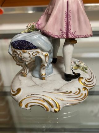 Coppia statue porcellana di’ Capodimonte