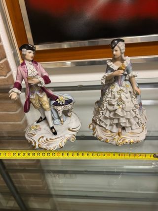 Coppia statue porcellana di’ Capodimonte