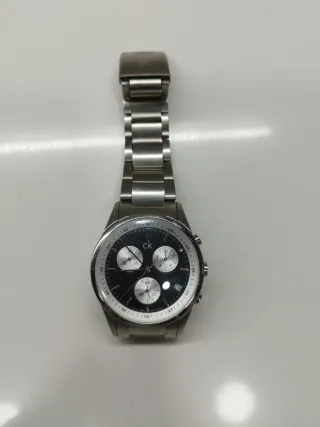 Reloj Calvin Klein Cronógrafo Negro/Plata