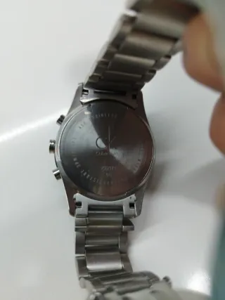 Reloj Calvin Klein Cronógrafo Negro/Plata