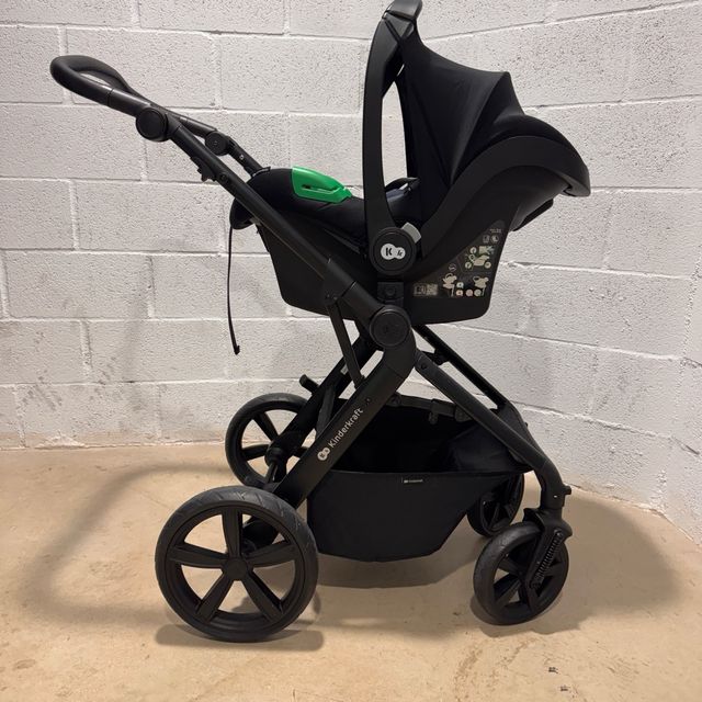 Carrito Bebé 3 Piezas Negro