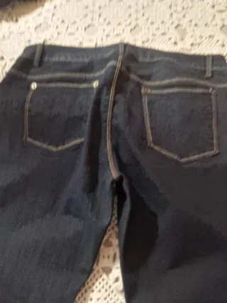 Pantalón tejano mujer tiro bajo