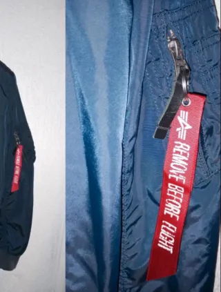 Chaqueta Alpha Industries Negra/Gris