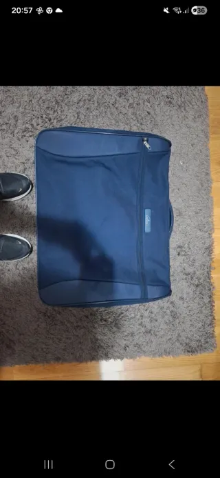 Maleta de traje Samsonite azul