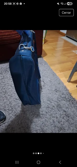 Maleta de traje Samsonite azul