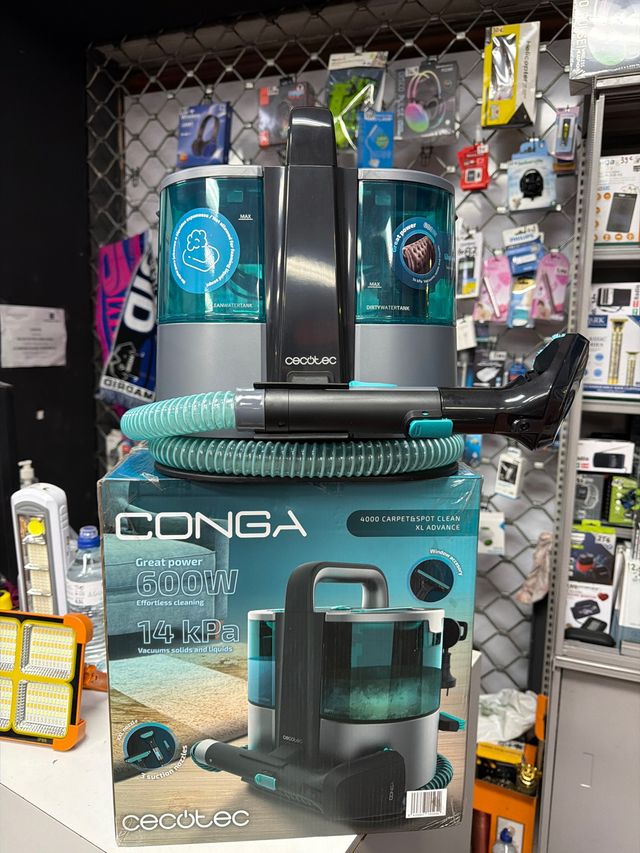 Cecotec Conga Limpiador Tapicerías 600W