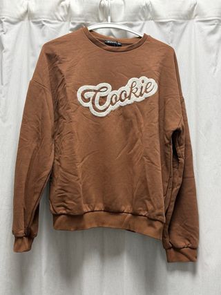 Sudadera Stradivarius Cookie Marrón Talla M