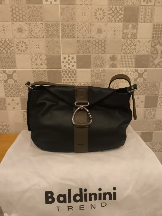 Bolso Piel Negro y marrón Baldinini